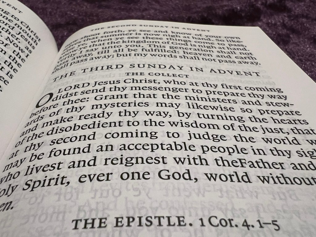 Advent III – Ministers and&nbsp;Stewards